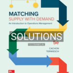 Solutions for Matching Supply with Demand 5th Edition by Cachon