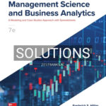 Solutions for Introduction to Management Science and Business Analytics 7th Edition by Hillier