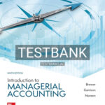 Test Bank for Introduction to Managerial Accounting 9th Edition by Brewer