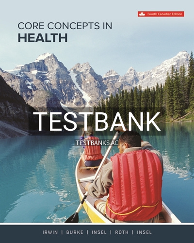 9781260881318-TEST-BANK Test Bank for Core Concepts in Health 4th Edition by Irwin