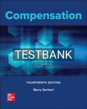 Test Bank for Compensation 14th Edition by Gerhart