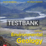 Test Bank for Environmental Geology 12th Edition by Montgomery