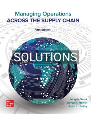 Solutions for Managing Operations Across the Supply Chain 5th Edition by Swink