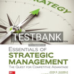 Test Bank for Essentials of Strategic Management 8th Edition by Gamble