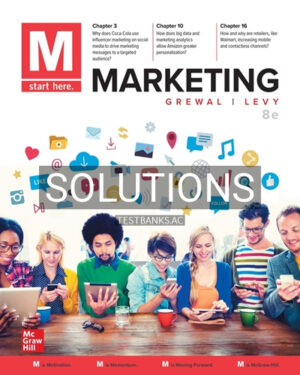 Solutions for M Marketing 8th Edition by Grewal