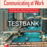 Test Bank for Communicating at Work 13th Edition by Adler