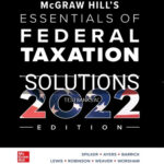 Solutions for McGraw Hills Essentials of Federal Taxation 2022 Edition 13th Edition by Spilker