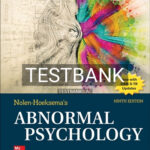 Test Bank for Nolen Hoeksema's Abnormal Psychology 9th Edition by Jennings