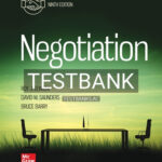Test Bank for Negotiation 9th Edition by Lewicki