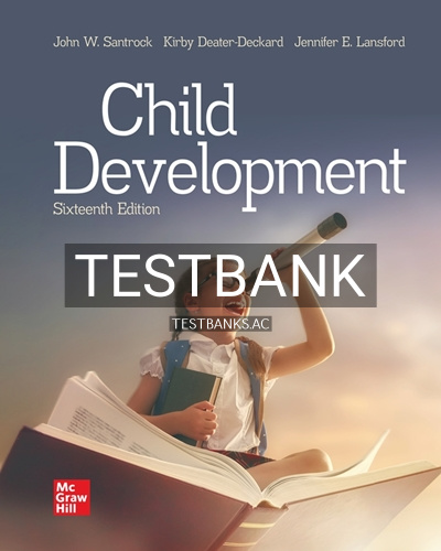 9781266356780-TEST-BANK Test Bank for Child Development 16th Edition by Santrock