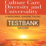 Test Bank for Leiningers Culture Care Diversity and Universality 3rd Edition by McFarland