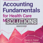 Solutions for Accounting Fundamentals for Health Care Management 3rd Edition by Finkler