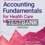 Test Bank for Accounting Fundamentals for Health Care Management 3rd Edition by Finkler