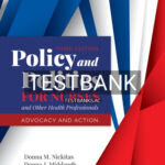 Test Bank for Policy and Politics for Nurses and Other Health Professionals 3rd Edition by Nickitas