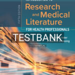 Test Bank for Introduction to Research and Medical Literature for Health Professionals 5th Edition by Forister