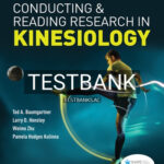 Test Bank for Conducting and Reading Research in Kinesiology 6th Edition by Baumgartner