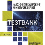 Test Bank for Hands-On Ethical Hacking and Network Defense 3rd Edition by Simpson