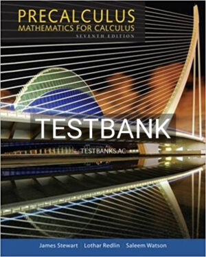 Test Bank for Precalculus Mathematics for Calculus 7th Edition by Stewart