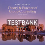 Test Bank for Theory and Practice of Group Counseling 9th Edition by Corey