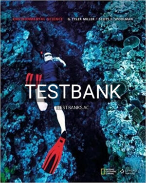 Test Bank for Environmental Science 15th Edition by Miller