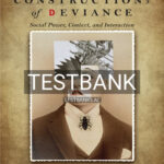 Test Bank for Constructions of Deviance 8th Edition by Adler