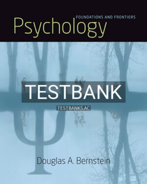 Test Bank for Psychology 10th Edition by Bernstein