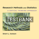Test Bank for Research Methods and Statistics A Critical Thinking Approach 5th Edition by Jackson
