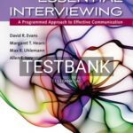 Test Bank for Essential Interviewing 9th Edition by Evans