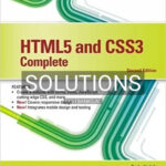 Solutions for HTML5 and CSS3 Illustrated Complete 2nd Edition by Vodnik