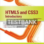 Test Bank for HTML5 and CSS3 Illustrated Introductory 2nd Edition by Vodnik