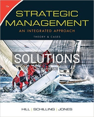 Solutions for Strategic Management Theory and Cases An Integrated Approach 12th Edition by Hill