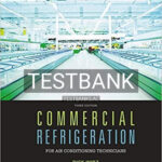 Test Bank for Commercial Refrigeration for Air Conditioning Technicians 3rd Edition by Wirz