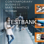 Test Bank for Contemporary Business Mathematics for Colleges 17th Edition by Deitz