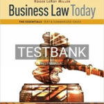Test Bank for Cengage Advantage Books Business Law Today The Essentials Text and Summarized Cases 11th Edition by Miller