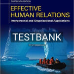 Test Bank for Effective Human Relations Interpersonal And Organizational Applications 13th Edition by Reece