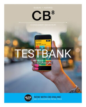 Test Bank for CB 8th Edition by Babin