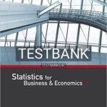 Test Bank for Statistics for Business and Economics 13th Edition by Anderson