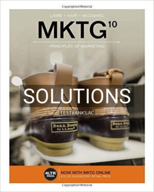 Solutions for MKTG 10th Edition by Lamb