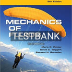 Test Bank for Mechanics of Fluids 5th Edition by Potter