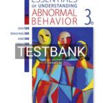 Test Bank for Essentials of Understanding Abnormal Behavior 3rd Edition by Sue