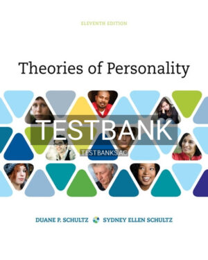 Test Bank for Theories of Personality 11th Edition by Schultz