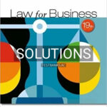 Solutions for Cengage Advantage Books Law for Business 19th Edition by Ashcroft