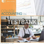 Test Bank for College Accounting Chapters 1-15 22nd Edition by Heintz