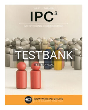 Test Bank for IPC 3rd Edition by West