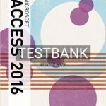 Test Bank for Illustrated Microsoft Office 365 and Access 2016 Introductory 1st Edition by Friedrichsen