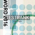Test Bank for Illustrated Microsoft Office 365 and Word 2016 Introductory 1st Edition by Duffy