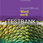 Test Bank for New Perspectives Microsoft Office 365 and Word 2016 Comprehensive 1st Edition by Shaffer