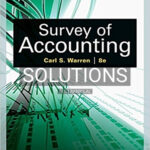 Solutions for Survey of Accounting 8th Edition by Warren