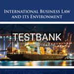 Test Bank for International Business Law and Its Environment 10th Edition by Schaffer