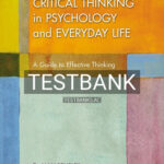Test Bank for Critical Thinking in Psychology and Everyday Life 1st Edition by Bensley
